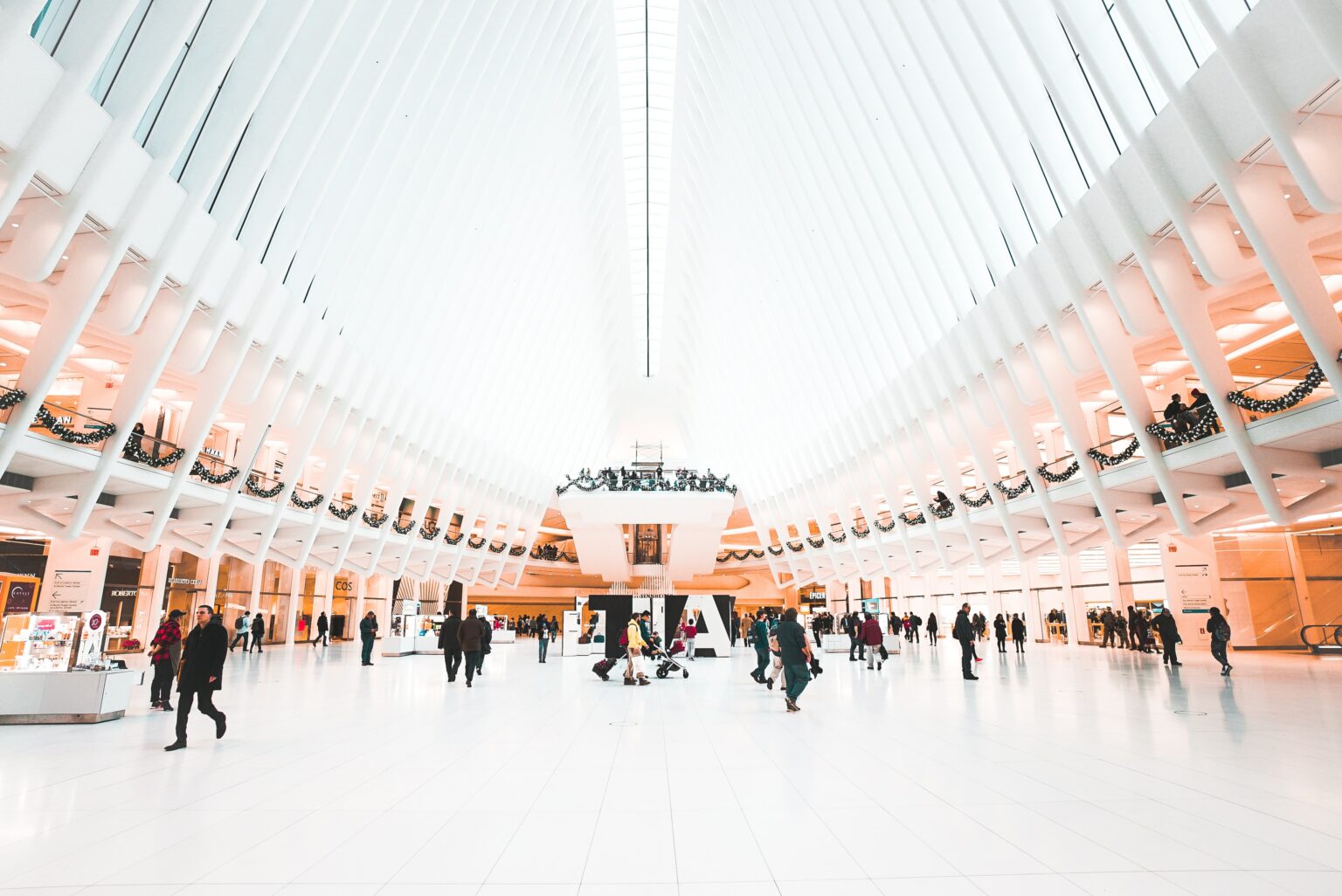 An accessible shopping mall