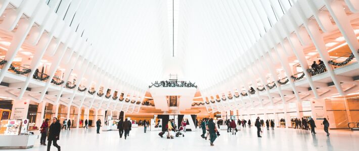 An accessible shopping mall